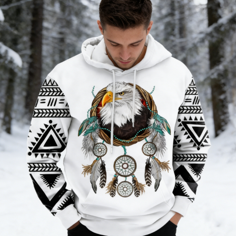 New Ethnic Animal Print 3D Hoodie – Casual & Comfortable S-6XL